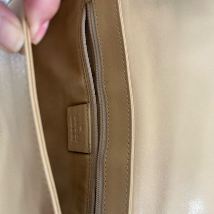 肩背包駝色Gucci小羊皮-3