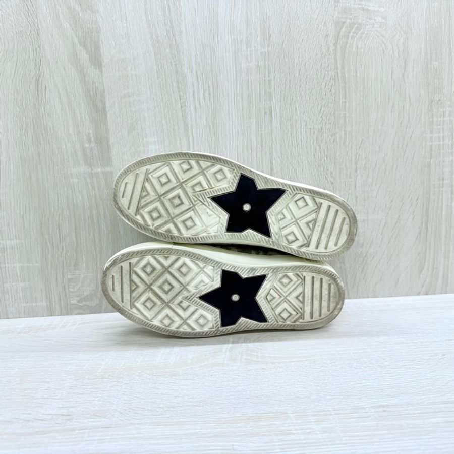 DIOR灰色緹花刺繡Walkn帆布球鞋-8