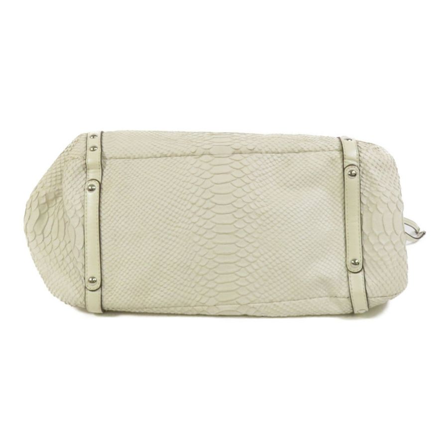 COACH 牛皮皮革2way Shoulder Bag銀扣手挽肩背兩用袋-3