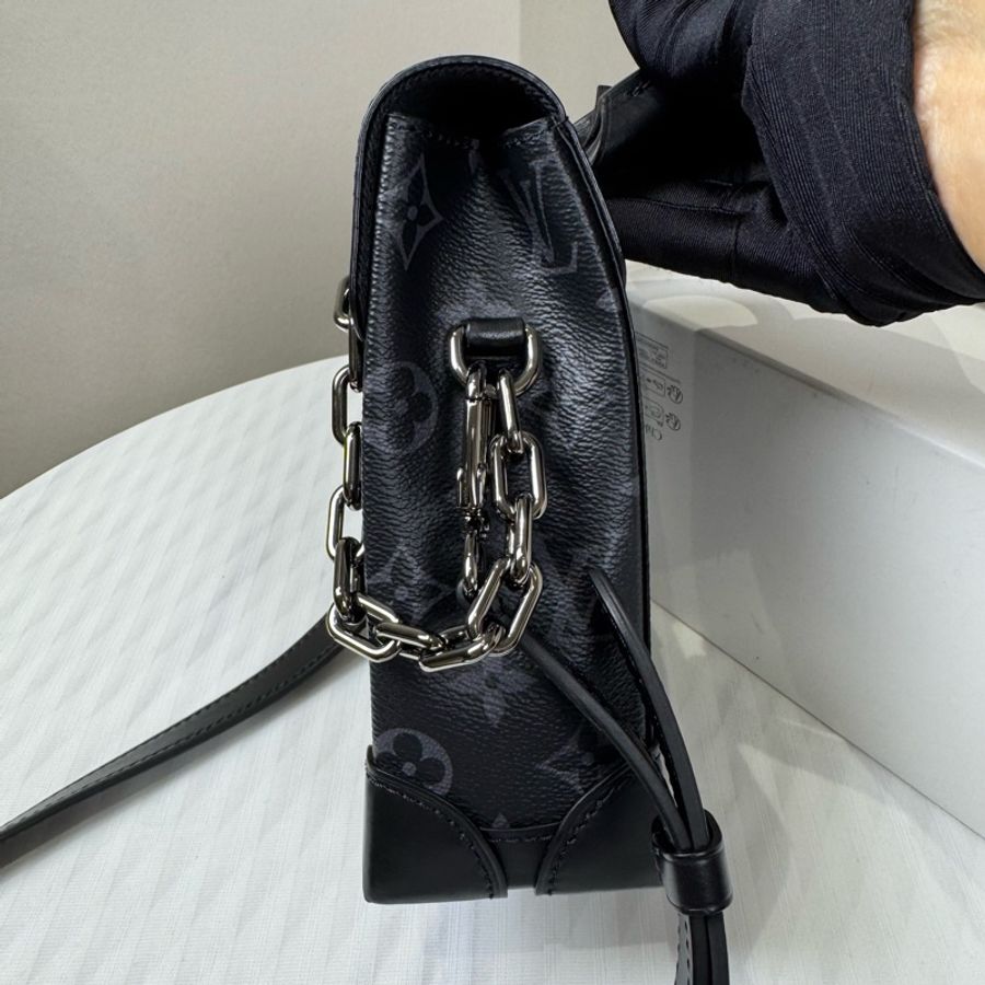 LV Steamer 黑曜石Nano晶片款 ，手提包單肩包-6