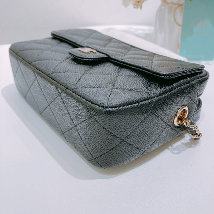 TW4587 CHANEL 香奈兒經典菱格迷你相機鏈帶包包TIMELESS CAMERA CHAIN BAG CAVIAR-4