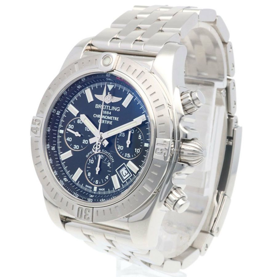 百年靈 Chronomat 腕錶,不鏽鋼材質,AB0115,自動機械,男士腕錶,日本限定,已翻新-2