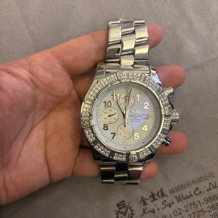 BREITLING1884 原鑲鑽 男錶-1