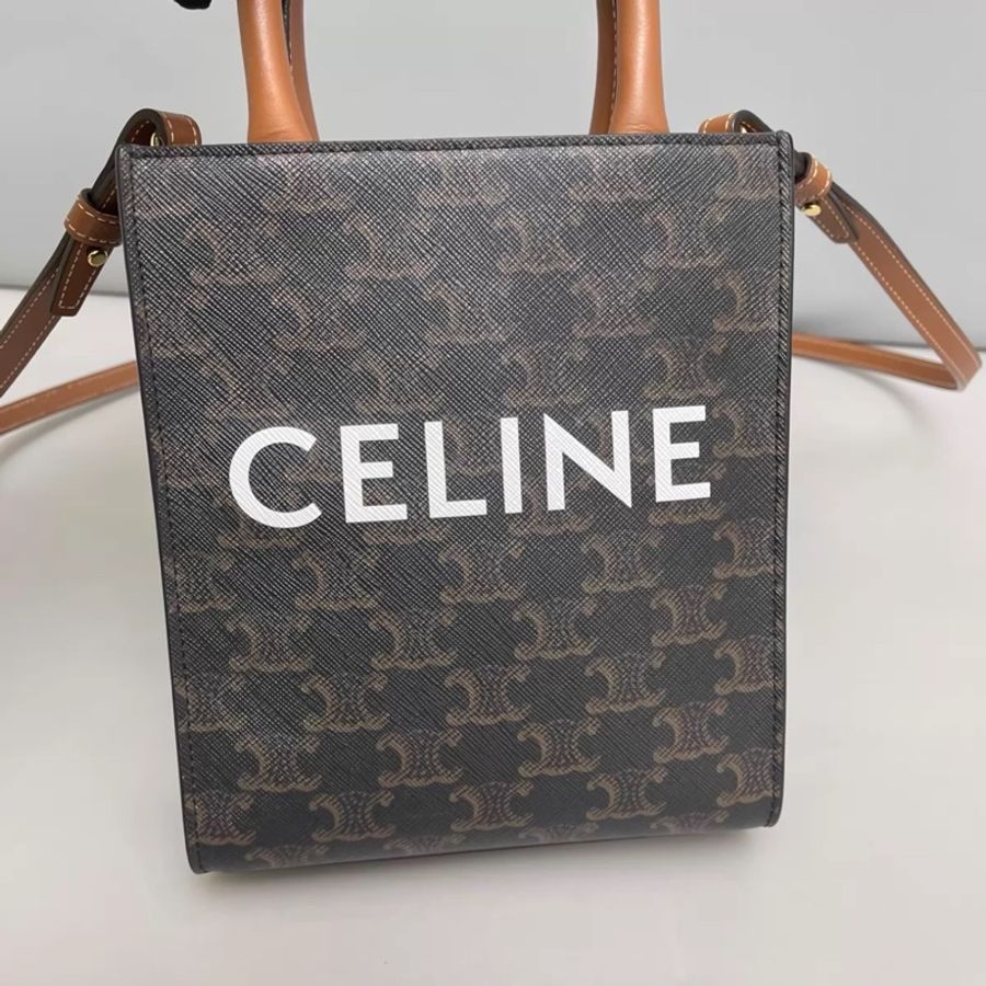 Celine賽琳 Cabas迷你老花凱旋門琴譜包-3