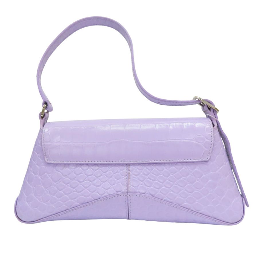 紫色 牛皮壓紋 XX Small Flap 兩用包【BALENCIAGA 巴黎世家】 695645-1