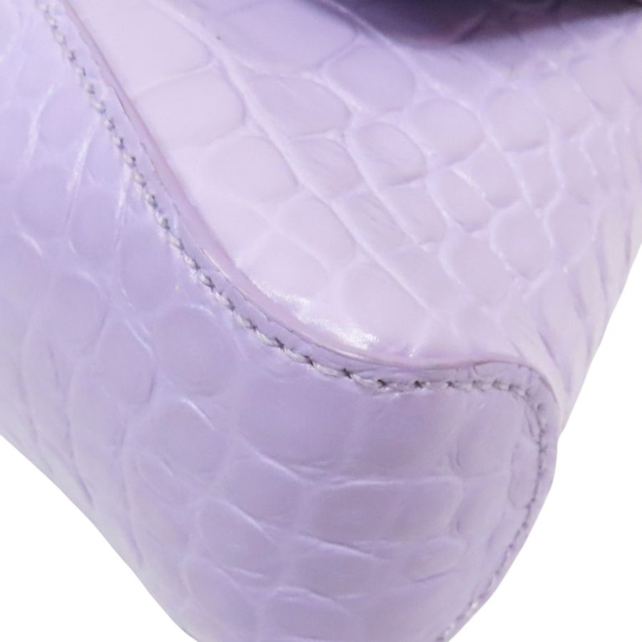 紫色 牛皮壓紋 XX Small Flap 兩用包【BALENCIAGA 巴黎世家】 695645-10