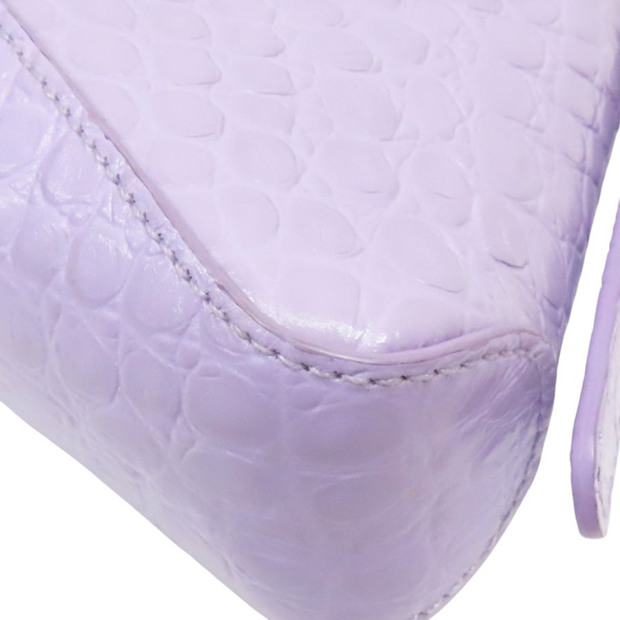 紫色 牛皮壓紋 XX Small Flap 兩用包【BALENCIAGA 巴黎世家】 695645-12
