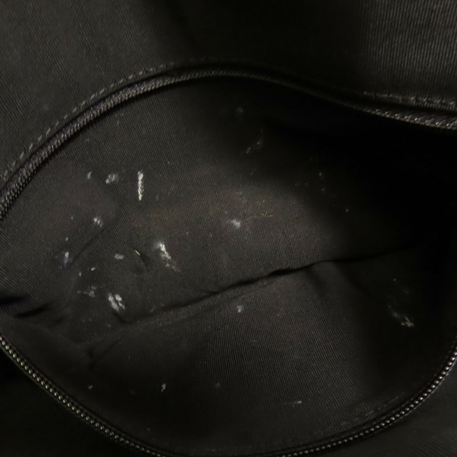CHANEL 帆布Chain Shoulder銀扣鏈帶肩背袋-14