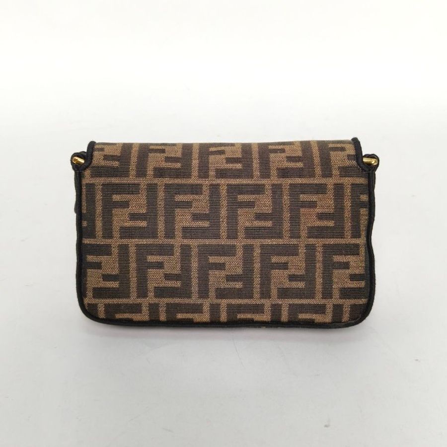 FENDI 老花帆布Baguette法棍包肩背包-2