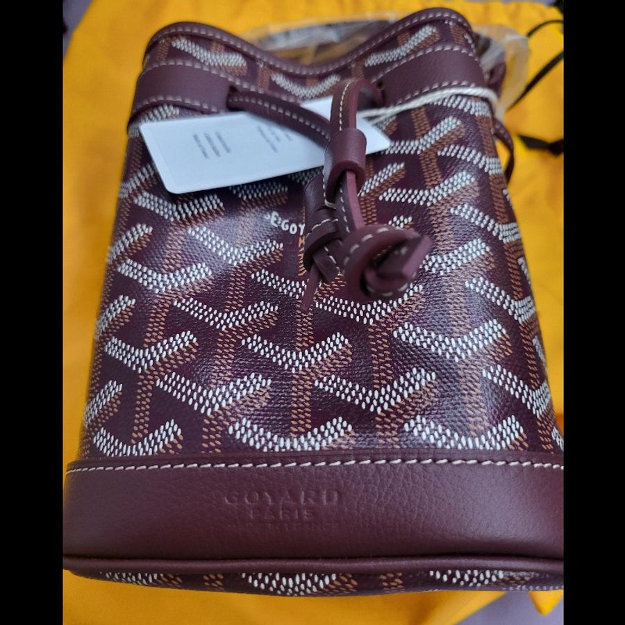 (已售出)全新最低價 限時特價 💥💥假日快閃💓GOYARD mini小水桶 限量新色(附購證。防塵袋)-3