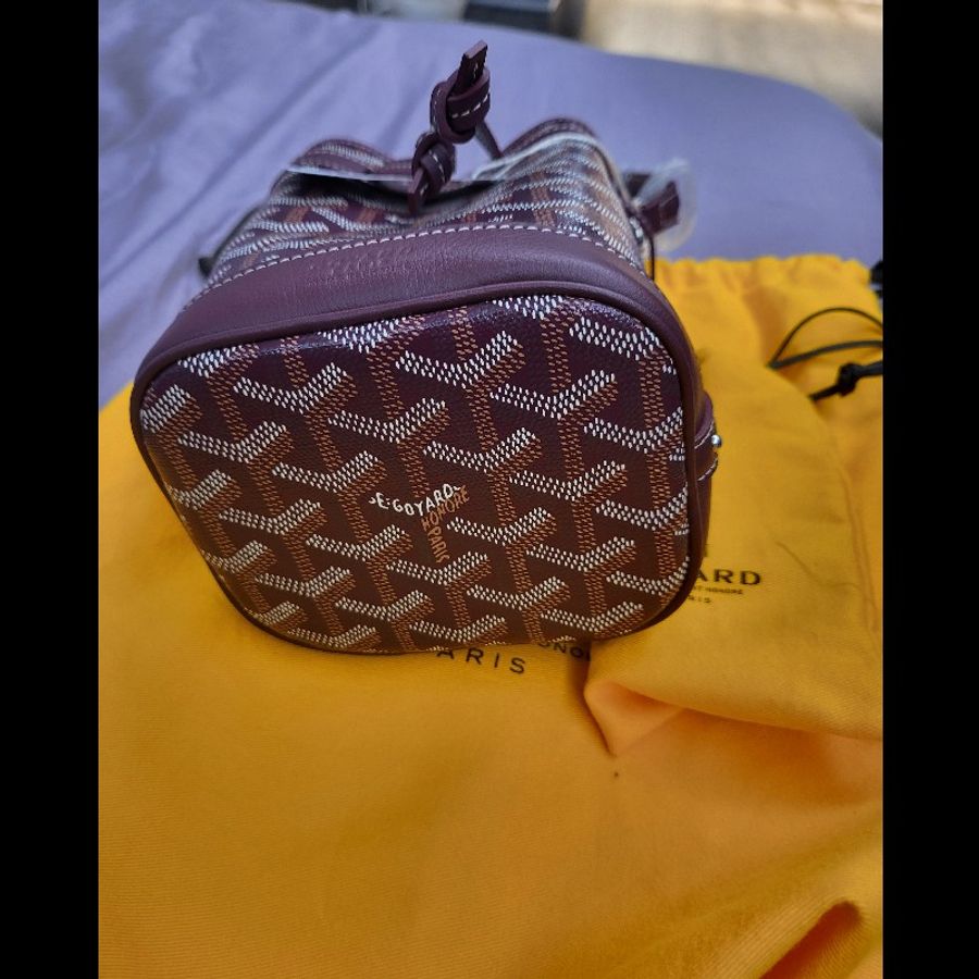(已售出)全新最低價 限時特價 💥💥假日快閃💓GOYARD mini小水桶 限量新色(附購證。防塵袋)-7