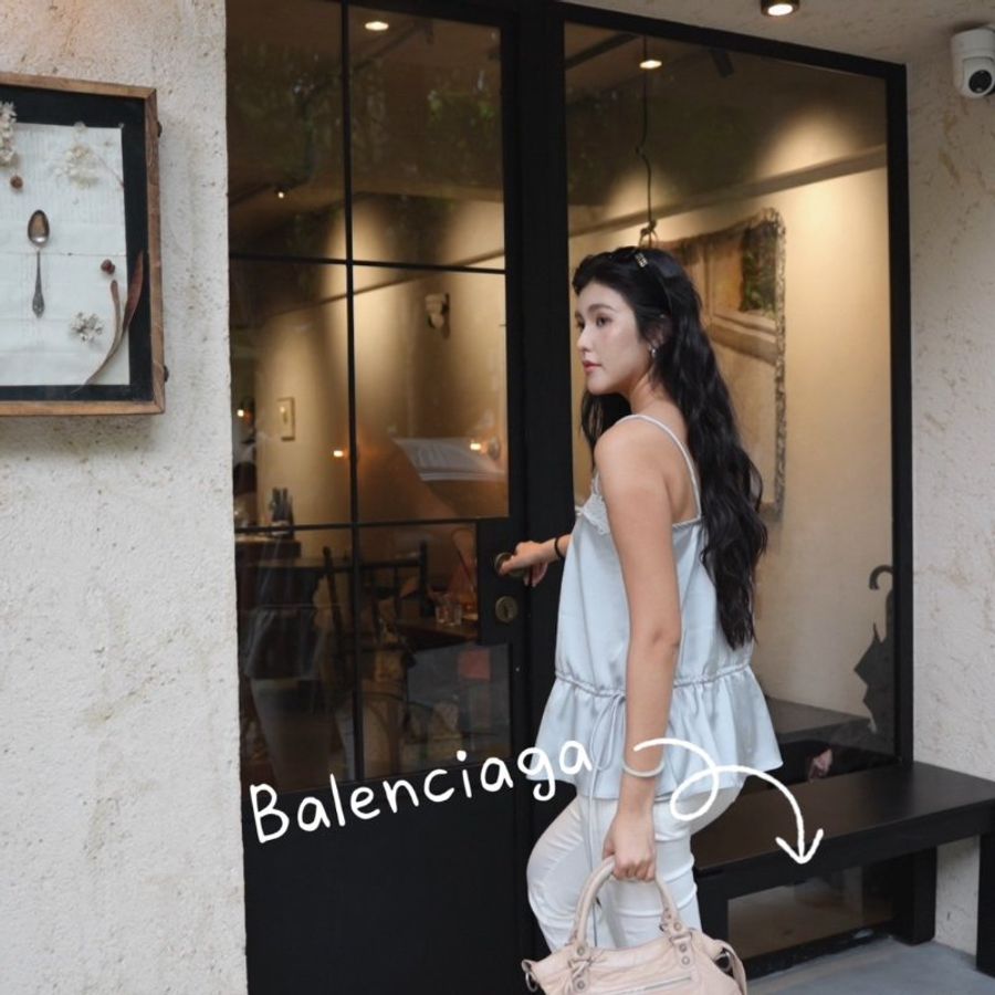 🏷Balenciaga 機車包/櫻花粉-1