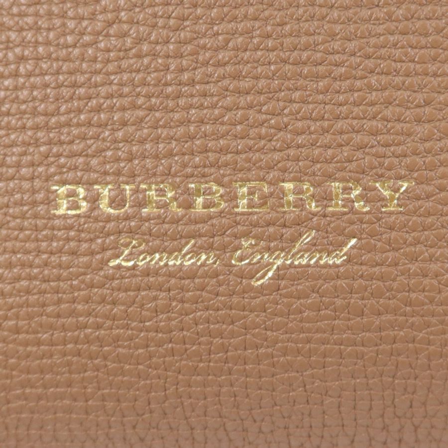 BURBERRY 牛皮皮革2 Way Shoulder Bag金扣手挽肩背兩用袋-5