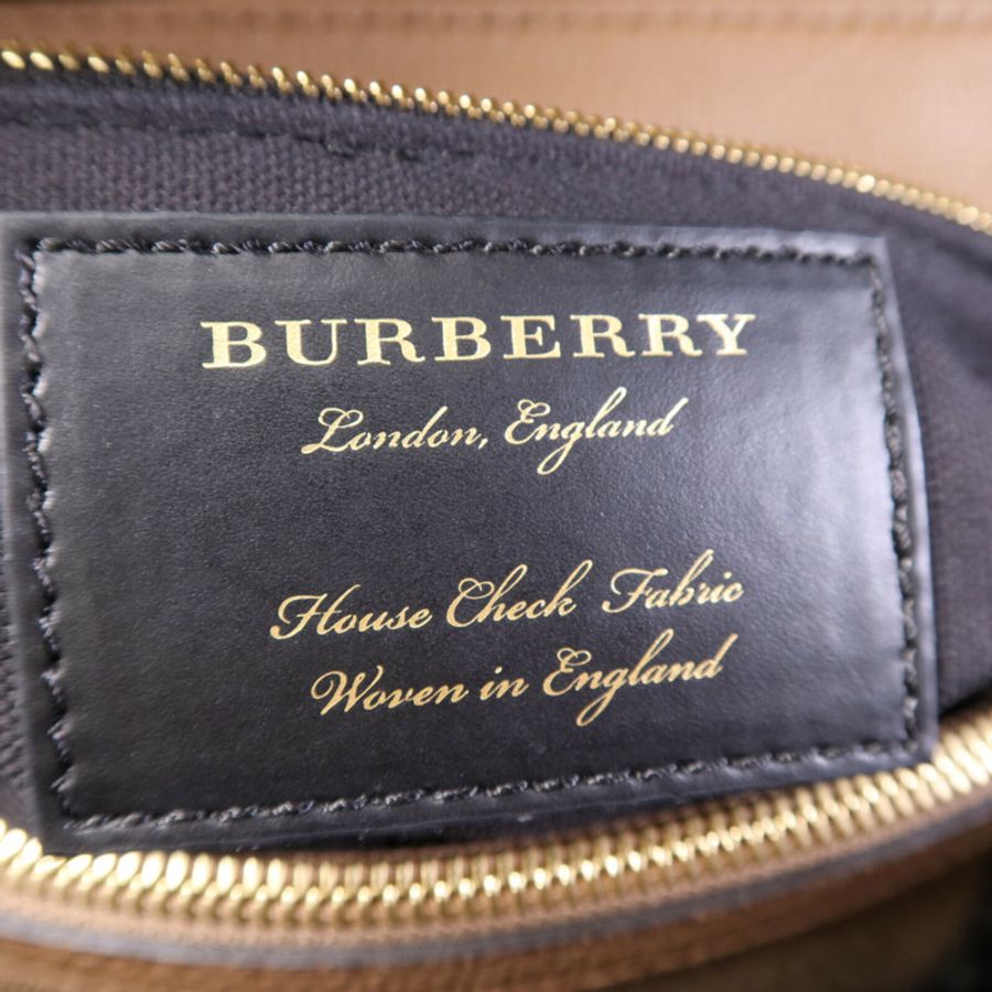 BURBERRY 牛皮皮革2 Way Shoulder Bag金扣手挽肩背兩用袋-6
