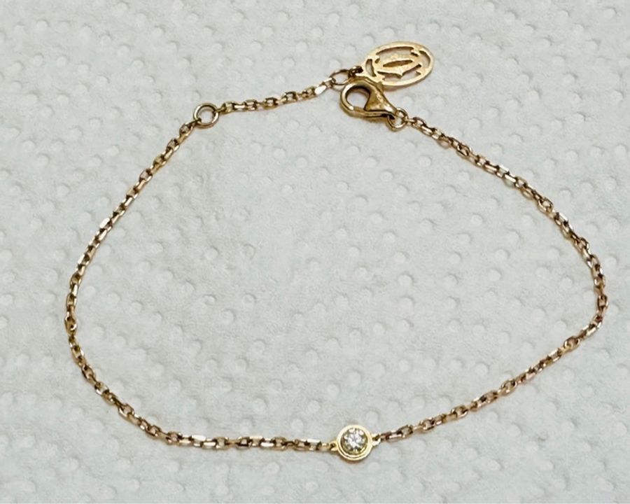 ~Cartier DIAMANTS LÉGERS手鍊(小型款) 全新現貨鑲鑽手鍊-5