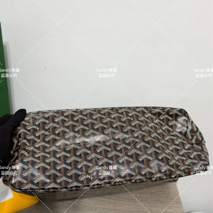 Goyard 狗牙hobo 黑色 全新全配-15
