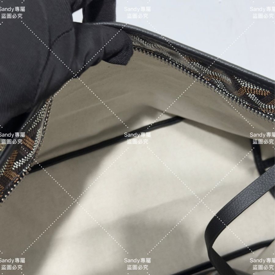 Goyard 狗牙hobo 黑色 全新全配-28