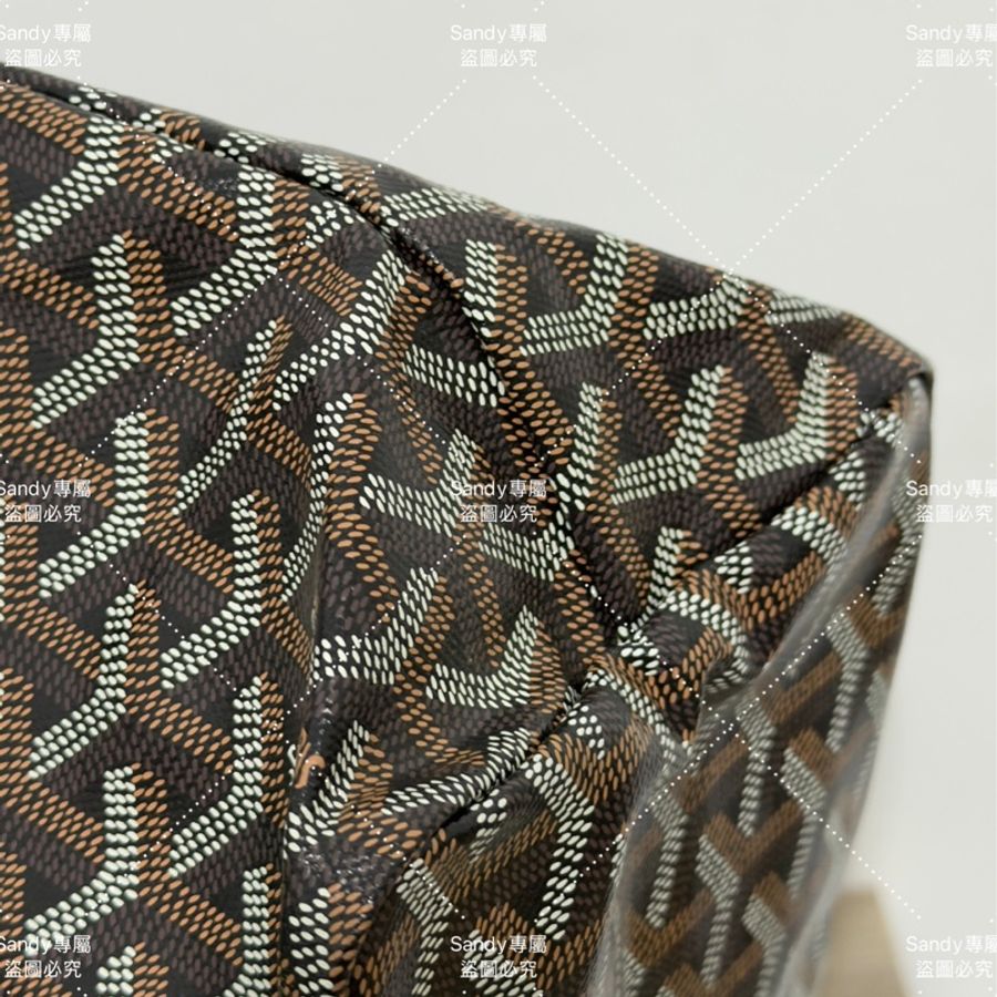 Goyard 狗牙hobo 黑色 全新全配-31