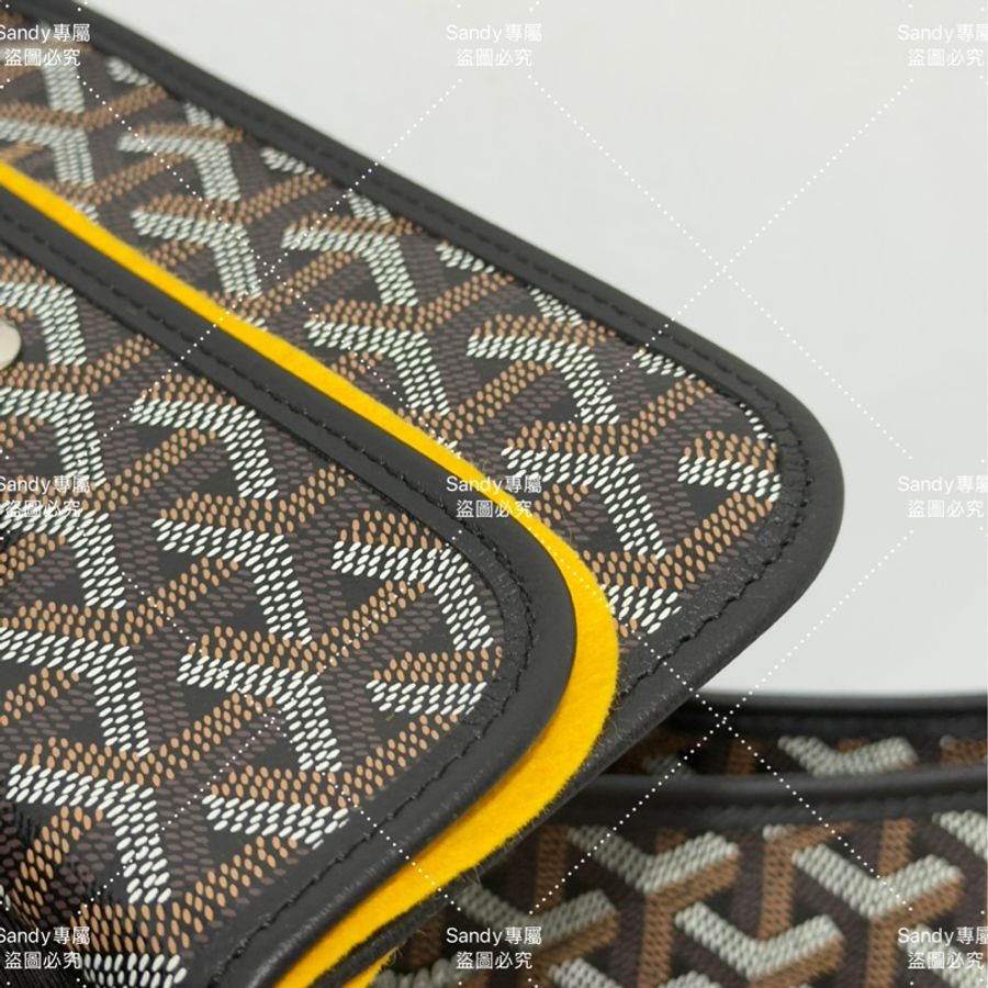 Goyard 狗牙hobo 黑色 全新全配-41