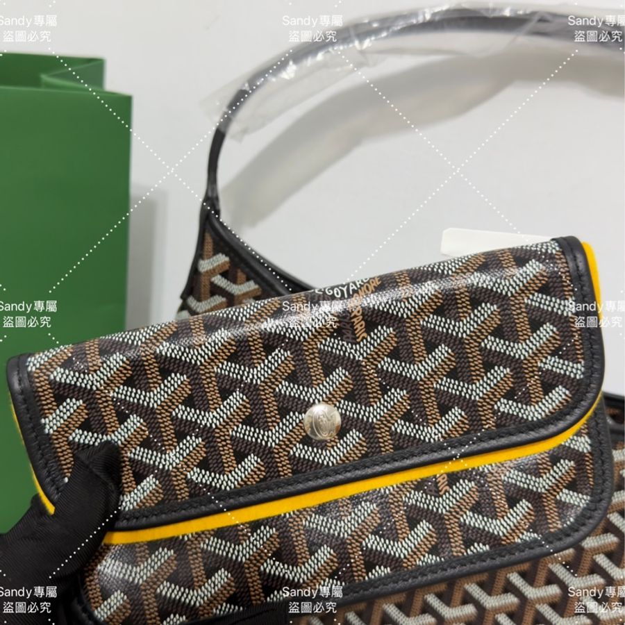 Goyard 狗牙hobo 黑色 全新全配-51