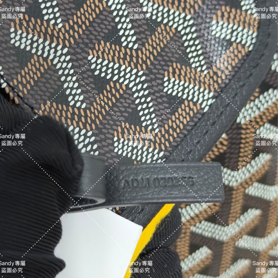 Goyard 狗牙hobo 黑色 全新全配-53
