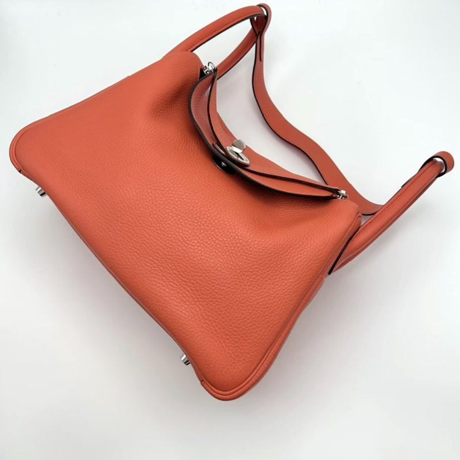 HERMES Lindy30肩背手提包30*21*16 9新 配件盒子塵袋雨衣-3
