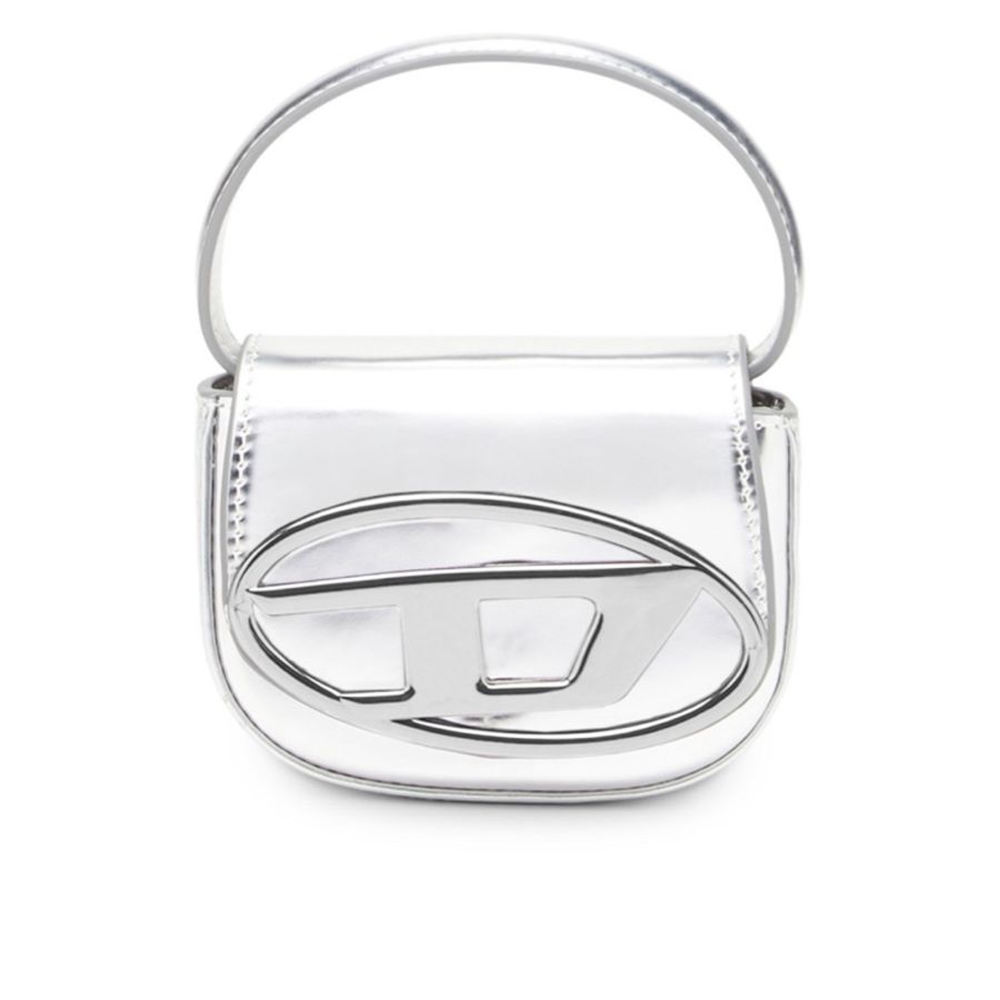 1DR-Iconic shoulder bag in mirrored leather-0