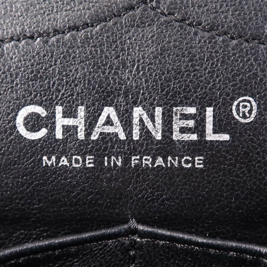 CHANEL 牛皮皮革2.55 Large銀扣鏈帶肩背袋-5