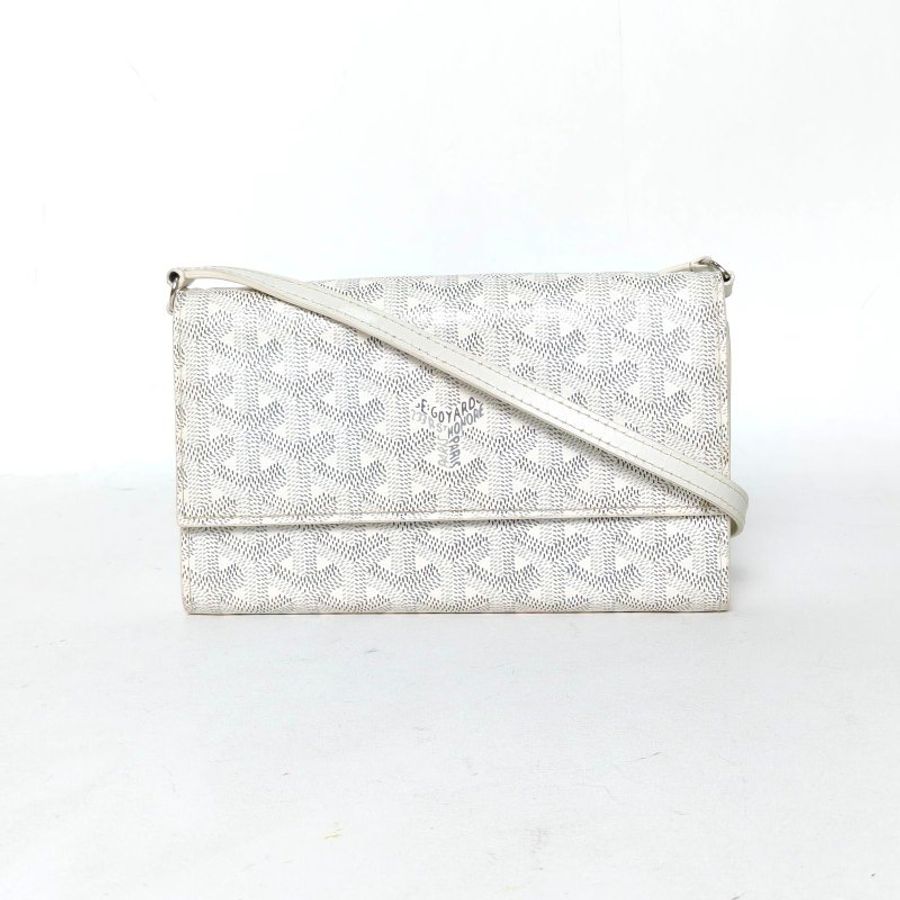 GOYARD 白色PVCVarennetogo斜挎信封包woc肩背包-0
