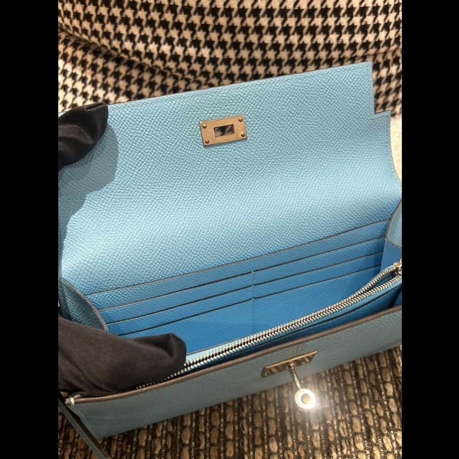 Hermes kelly long wallet-8