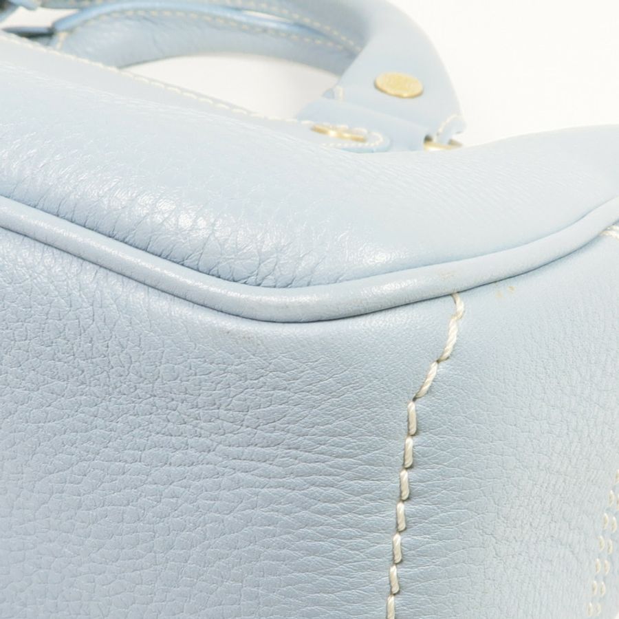 CELINE 牛皮皮革Handbag金扣手挽袋-7