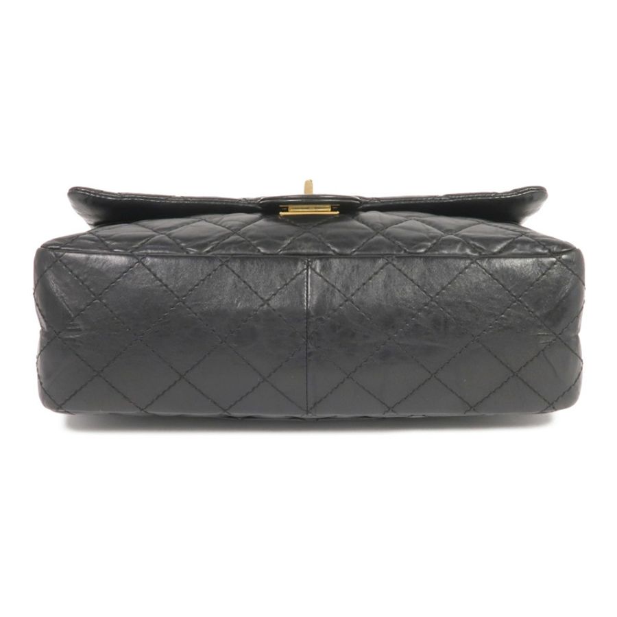 CHANEL 牛皮皮革2.55 Medium金扣鏈帶肩背袋-3