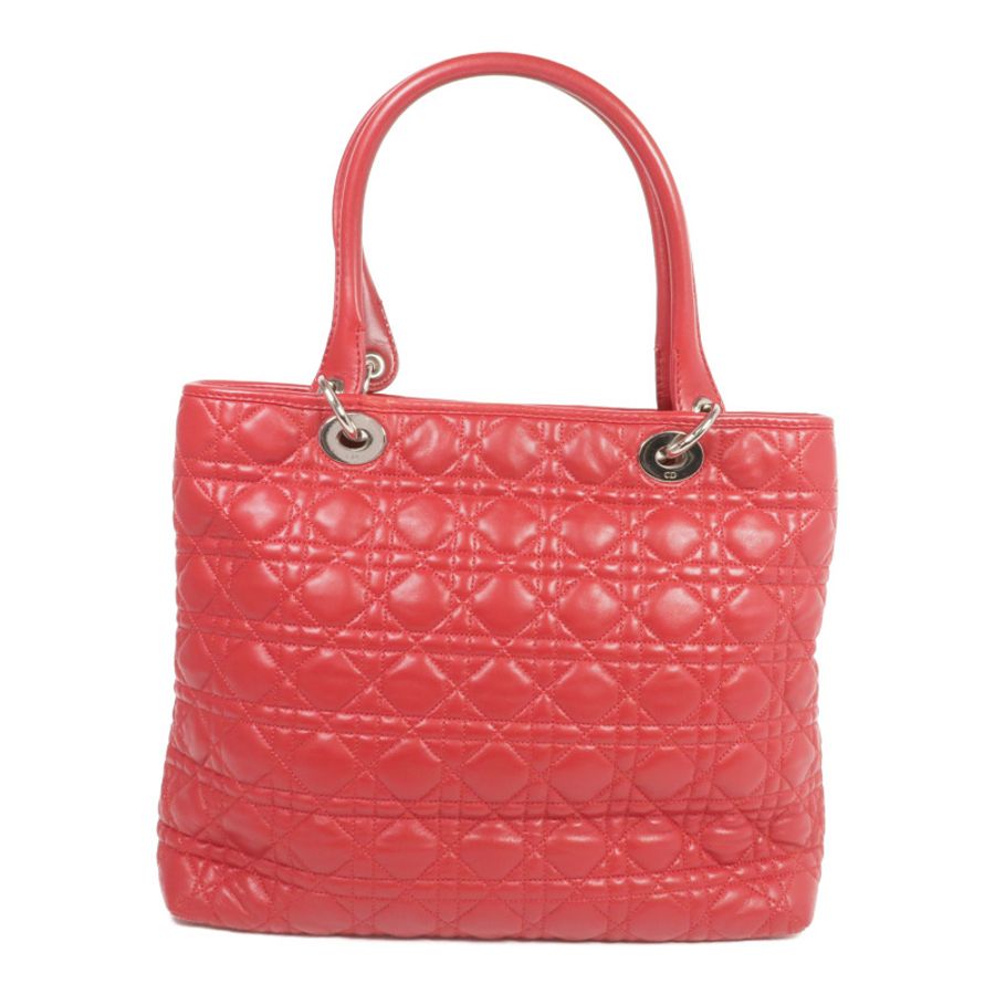 Dior 皮革Shoulder Bag/Handbag銀扣肩背袋/手挽袋-1
