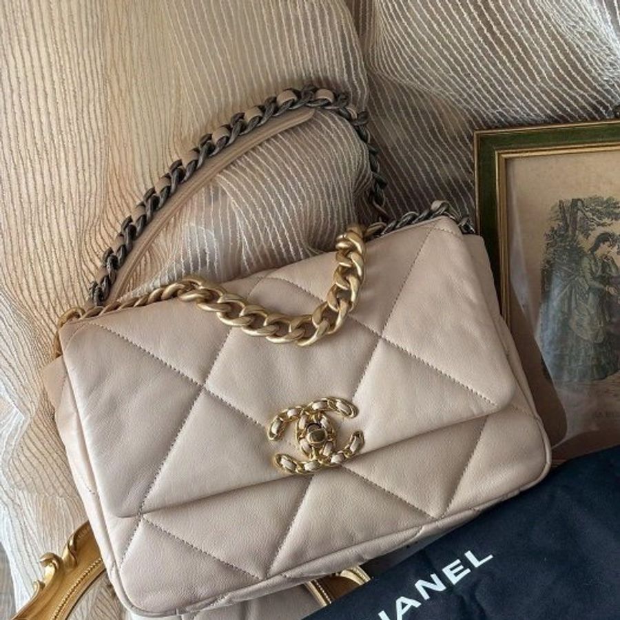 Chanel 經典的米色 26 19 bag---甜到蛀牙!!-2