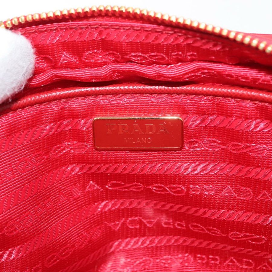 【日本直送】PRADA 單肩包 尼龍 紅色 金色 正品 152289SAV-19