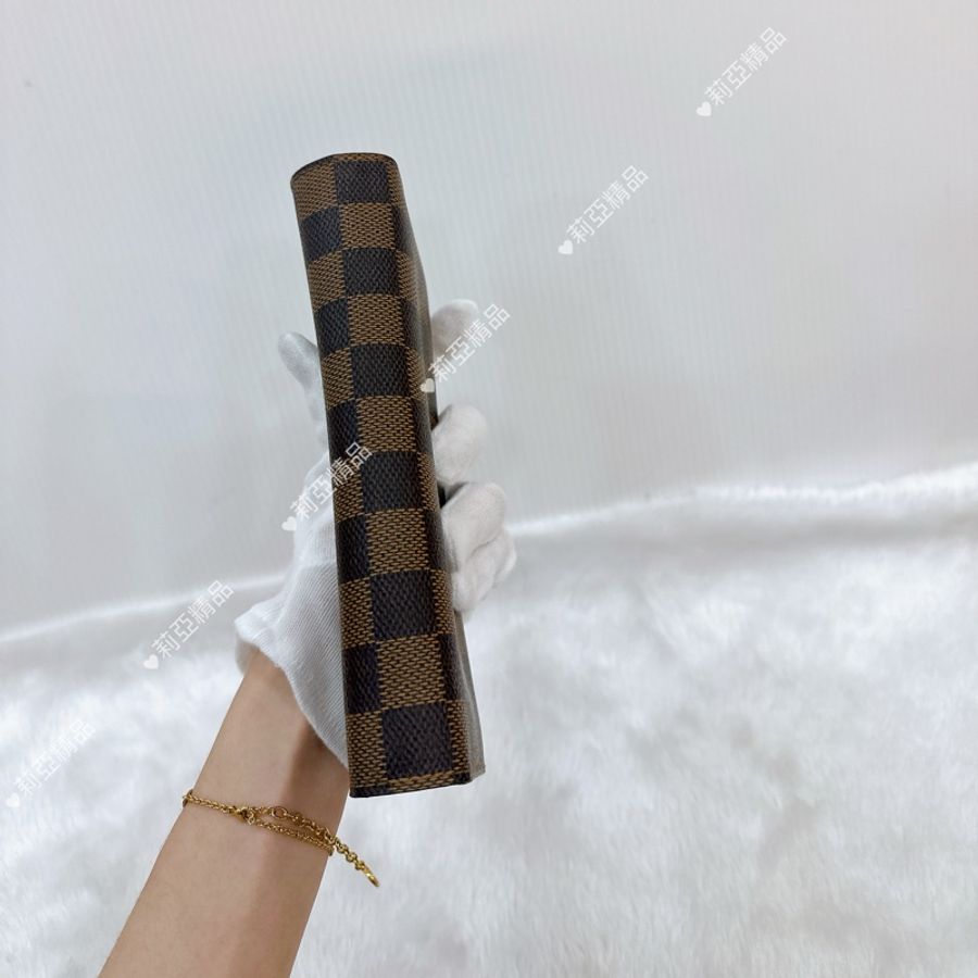 莉亞精品♡LV 棋盤格長夾 二手美夾-5