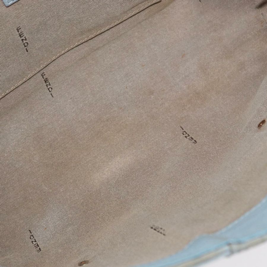 【日本直送】FENDI Zucca帆布手提包 淺藍色 金色 正品 151194V-10