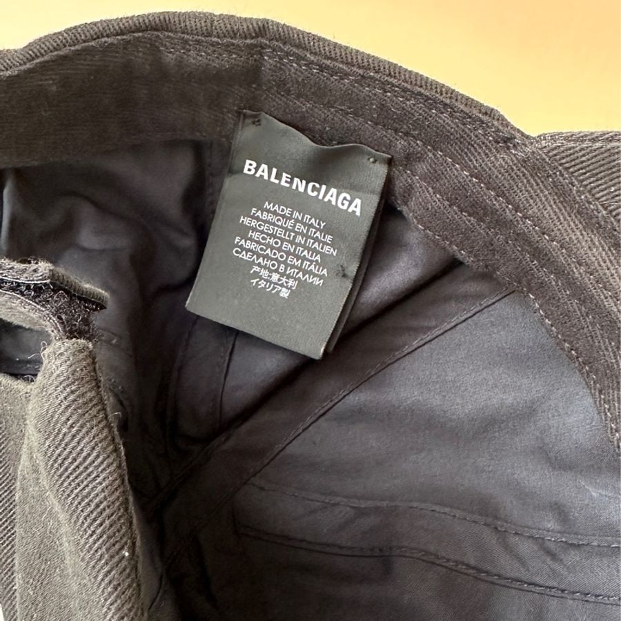 Balenciaga Crew 刺繡 經典老帽 棒球帽-6