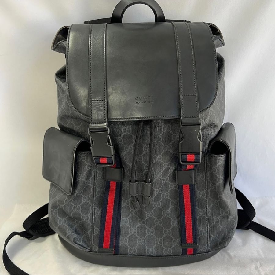 超重磅聯名 GUCCI x Supreme 後背包-6