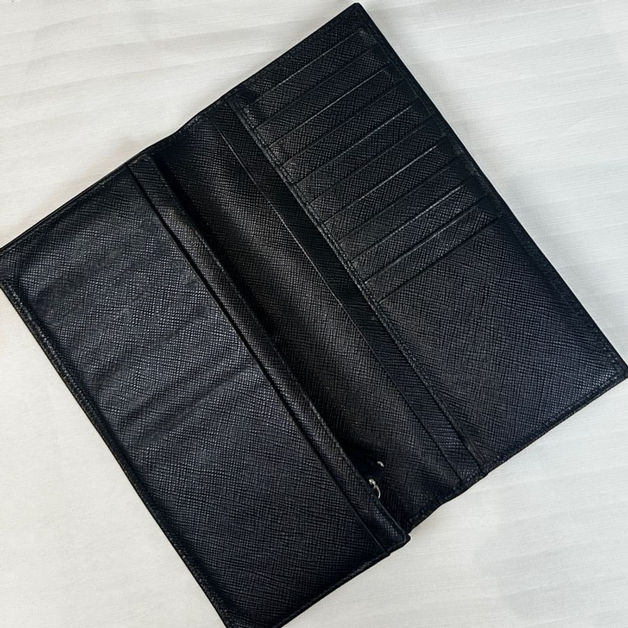 普拉達/Prada Saffiano Leather Long Wallet 牛皮男士長錢包19x1.5x9.5cm-6
