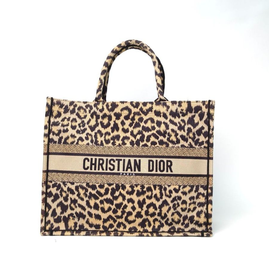 DIOR BookTote大號42豹紋帆布2021肩背包-0