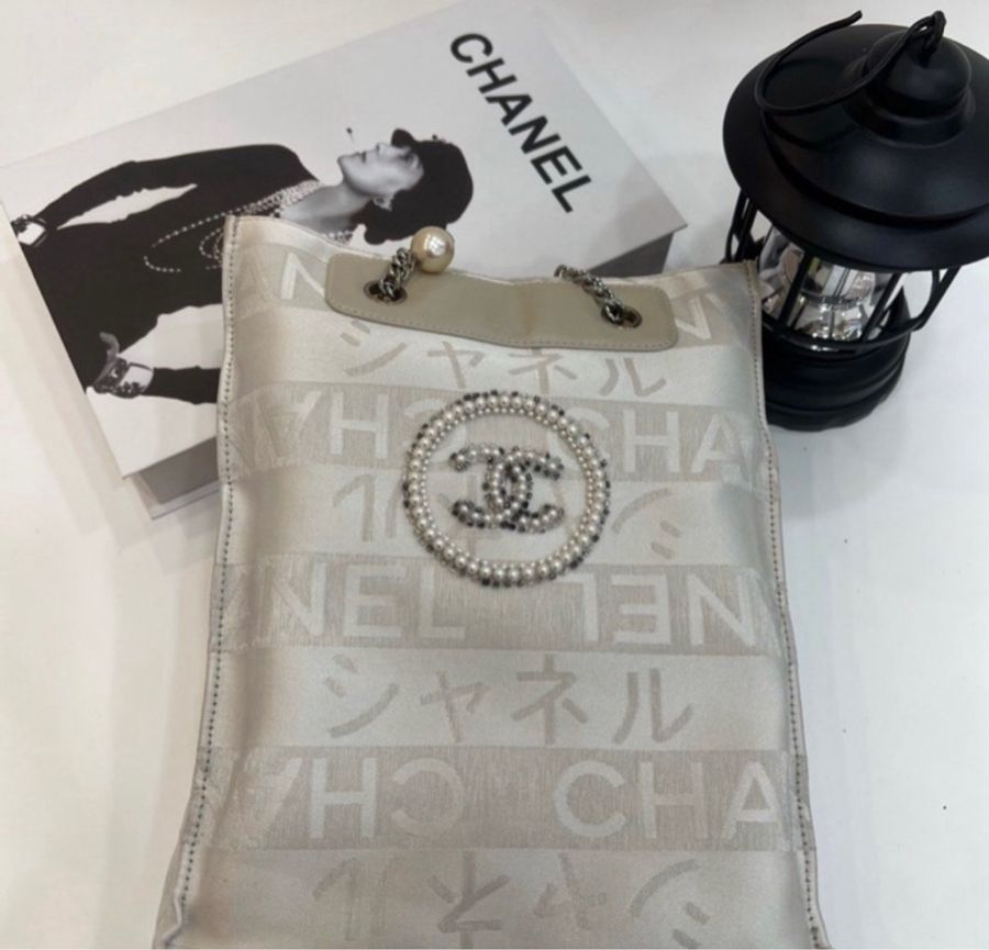Chanel Ginza Limited Edition Bag White 香奈兒銀座限定白色中古包-5