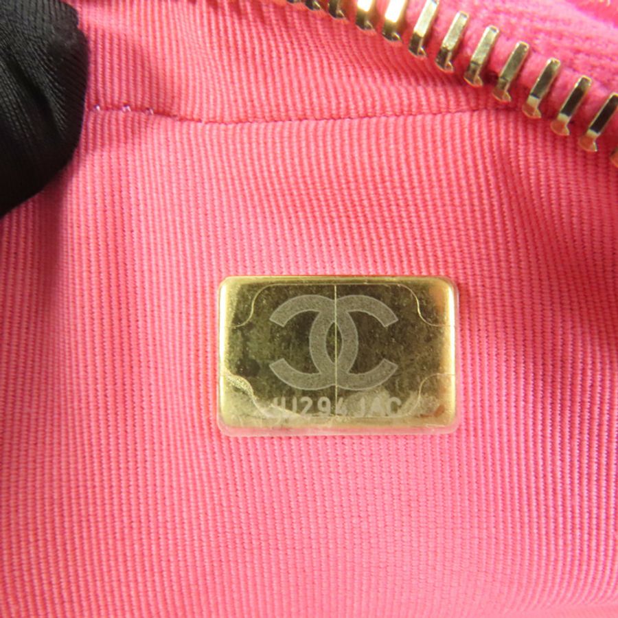 CHANEL 牛皮皮革Melody Backpack金扣背包-8