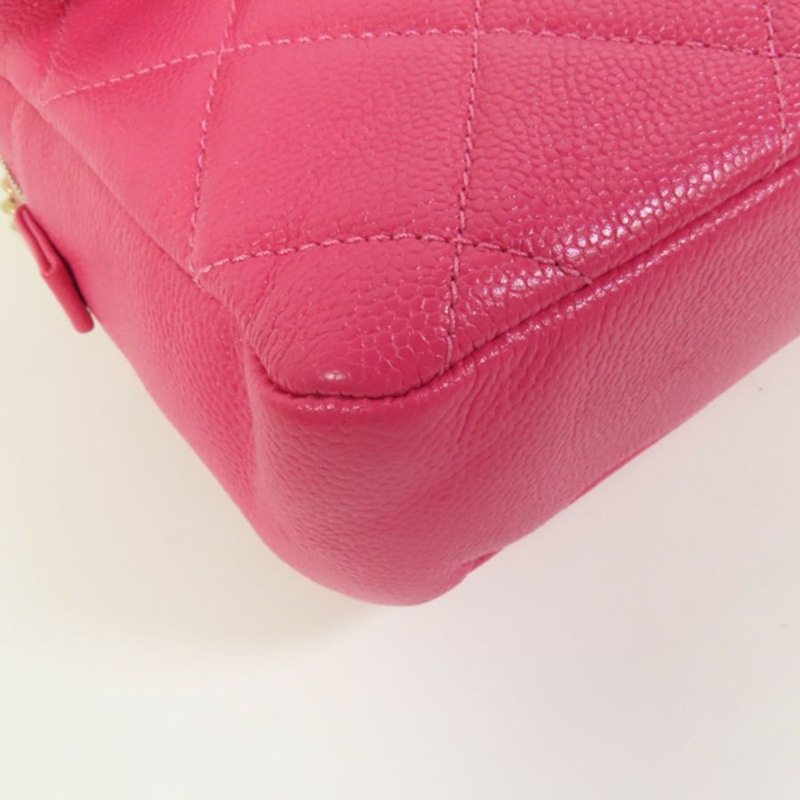 CHANEL 牛皮皮革Melody Backpack金扣背包-10
