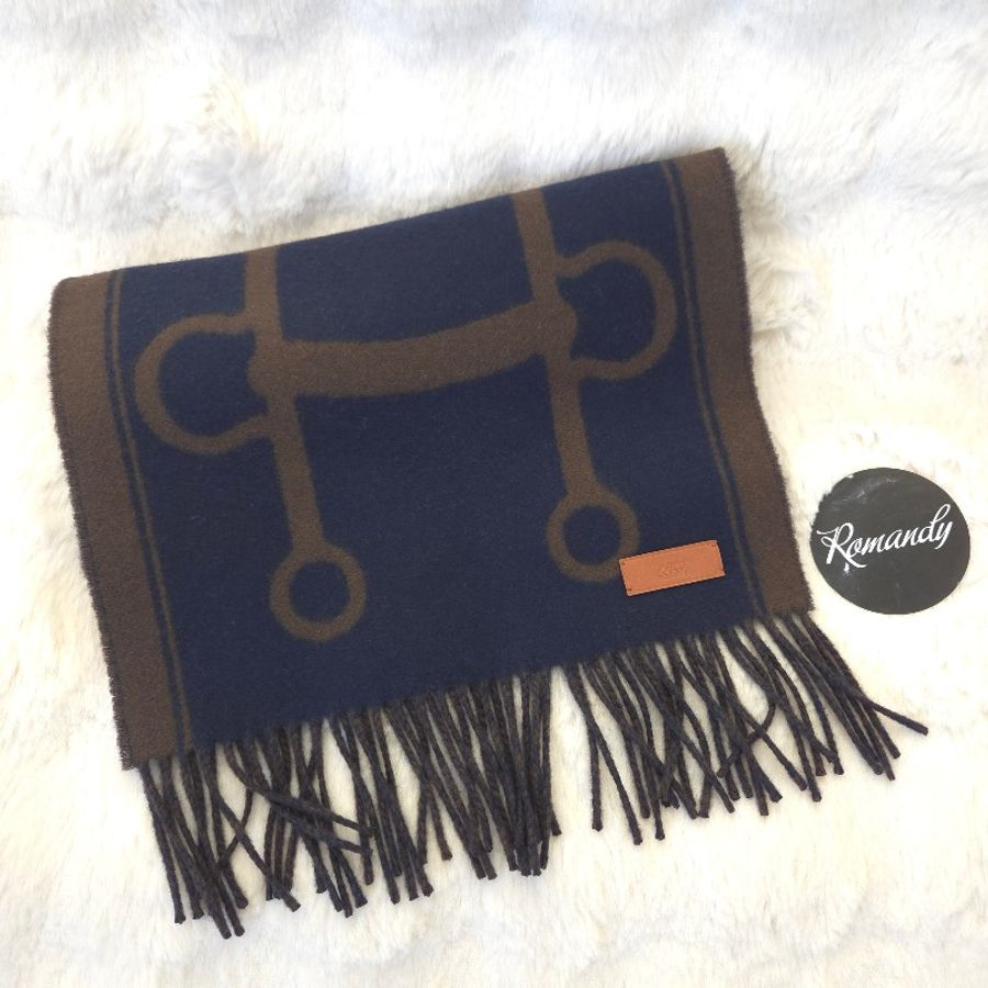 Hermès Echarpe 羊絨圍巾 160cm-2
