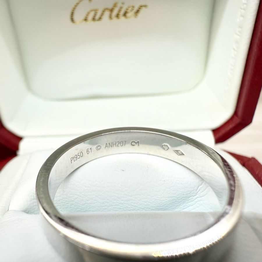 Cartier鉑金PT950 C de系列戒指CRB4098161-3