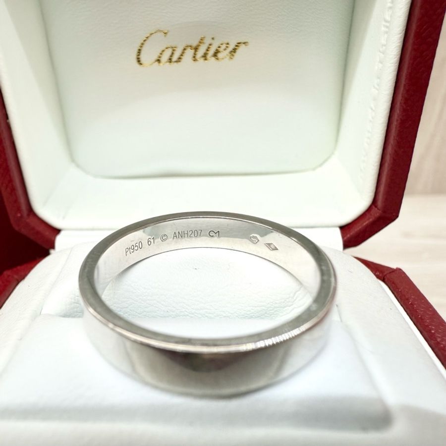 Cartier鉑金PT950 C de系列戒指CRB4098161-8