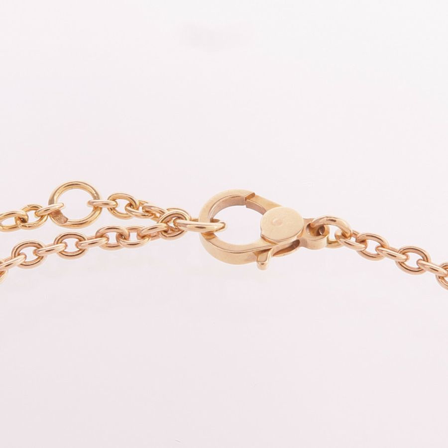 HERMES 18K玫瑰金Finesse Bracelet鑽石手鏈-4