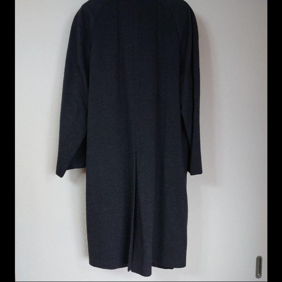 (補貨中)XL碼/近新極美/原價18萬/二手LANVIN /時尚男神長大衣/羊絨/深灰色-2