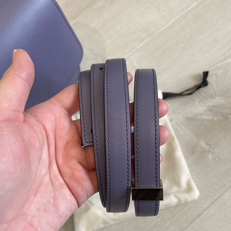 Celine 紫色中號box包-3